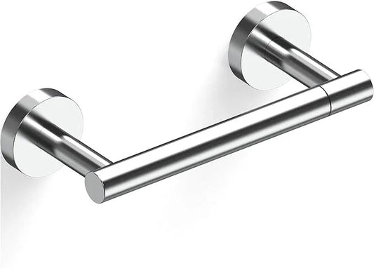 Polished Finish Toilet Paper Holder SUS304 Stainless Steel Double Post Pivoting Toilet Paper Roll Holder Wall Mounted Toilet Tissue Holder for Commercial Bathroom RV - ModernBath