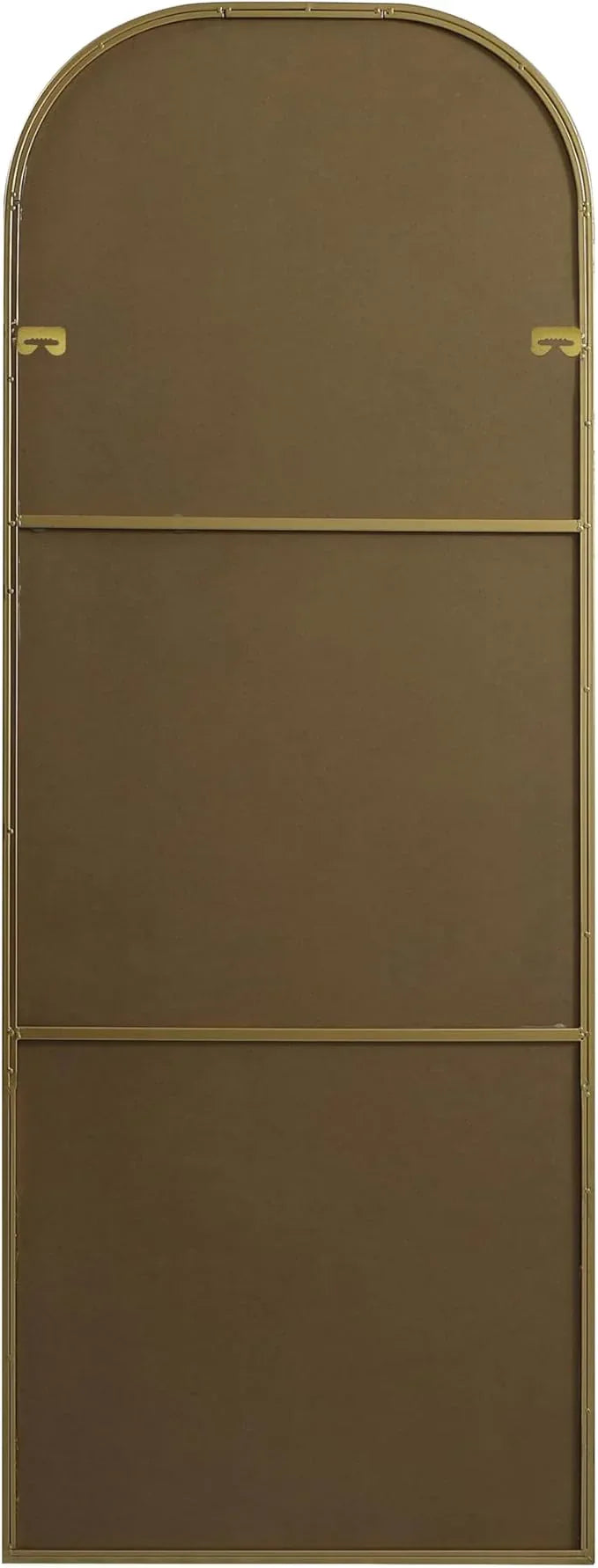 Illuminate, Metal Frame Arch Full Length Mirror 28X74 Inch in, Modern, Brass - ModernBath