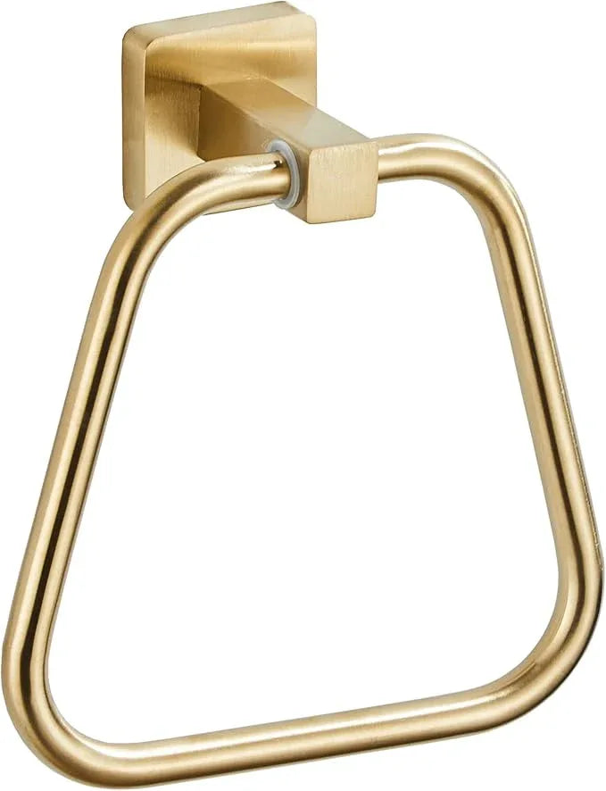 Brushed Gold Towel Ring for Bathroom, Kitchen Bath Towel Holder Hangers Wall Mount Heavy Duty Stainless Steel - ModernBath
