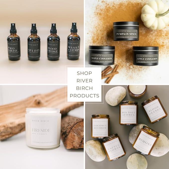 River Birch Pumpkin Spice Scented Natural Hand Soap Refill - Handmade Moisturizing Hand Wash Luxury Scented Hydrating Soap - Vegan and Non-Toxic - 32 Fl Oz - ModernBath