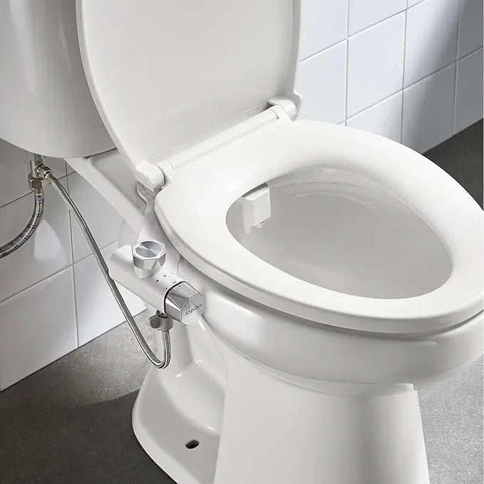 ANNWA Non-Electric Bidet Attachment for Toilet Seat, Daul Clean Nozzles 3 Modes Adjustable Water Pressure Ultra-Slim Bidet Toilet Seat Attachment with Pressure Controls Feminine/Posterior Wash(TT17N) - ModernBath