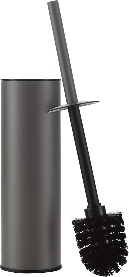 BGL Gunmetal Grey Toilet Brush and Holder,Stainless Steel Toilet Brushes for Bathroom with Holder - ModernBath