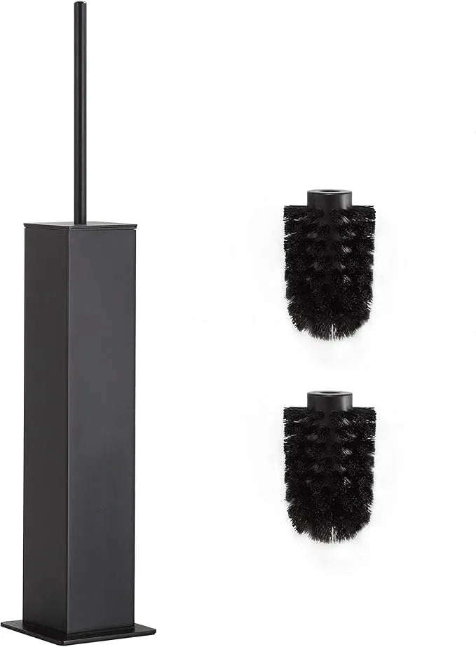 Black Toilet Brush and Holder,Toilet Bowl Brush with Extra Long Handle - ModernBath