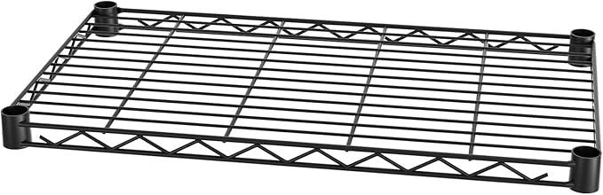 SINGAYE 6 Tier Adjustable Storage Shelf Wire Shelving Unit Metal Shelves Standing Closet Bathroom Organizers Pantry Kitchen Garage Laundry Room Organization Home Rack 12" D X 22" W X 69.5" H Black - ModernBath