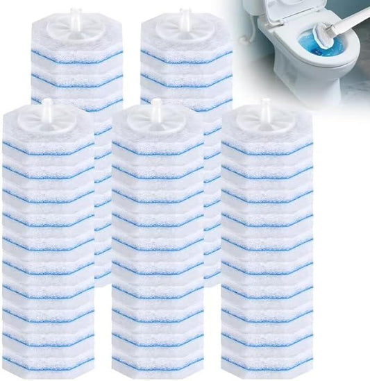 50Count Refills Disposable Toilet Brush Refills, Toilet Cleaning Brush,Toliet Wand Refills,Toilet Bowl Clean Refill Pads,Toilet Brush Head is Compatible with Most Toilet Brush Handles - ModernBath