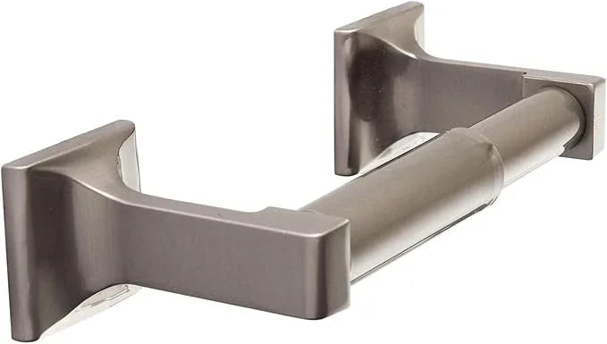 SENTO Cellar Classic Bathroom Accessories Set, Heavy Duty Metal Bath Hardware Set Wall Mounted, Includes Robe Hook, Toilet Paper Holder, Towel Ring, 18” & 24” Towel Bar (5-Piece, Satin Nickel) - ModernBath
