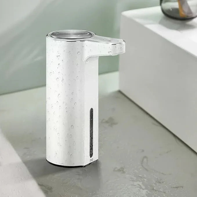 EKO Aroma Touchless Automatic Soap Dispenser for Bathroom and Kitchen, Liquid Hand Soap Dispenser, Water-Resistant and Rechargeable, 9 fl oz (White) - ModernBath