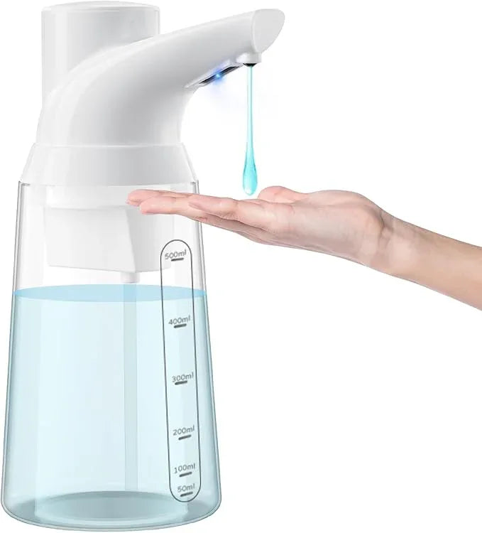 Greatmay Adjustable Automatic Soap Dispenser Touchless, 4 Adjustable Levels，Battery Powered Operated Sensor Liquid Soap Pump，Touch-Free Hand Sanitizer Dispenser - ModernBath