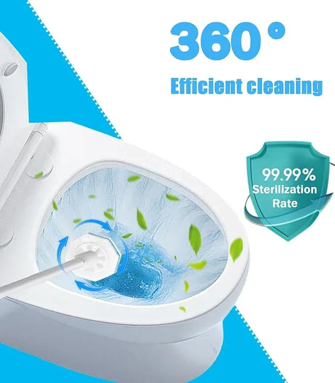 60 Pcs DisposableToilet Wand Refills for Clorox, 5X Cleaning Power Scrubber, Upgrade Fiber Cleaner Heads for for Toilet and Bathroom Cleaning - ModernBath