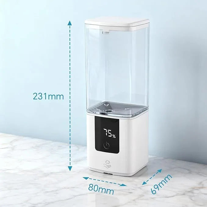 LAOPAO Soap Dispenser, Automatic Soap Dispenser Wall Mount Rechargeable Foaming Soap Pump for Bathroom Kitchen, Touchless Foam Soap Dispenser for Dish/Hand/Shower Soap, Home & Commercial, 540ml, White - ModernBath