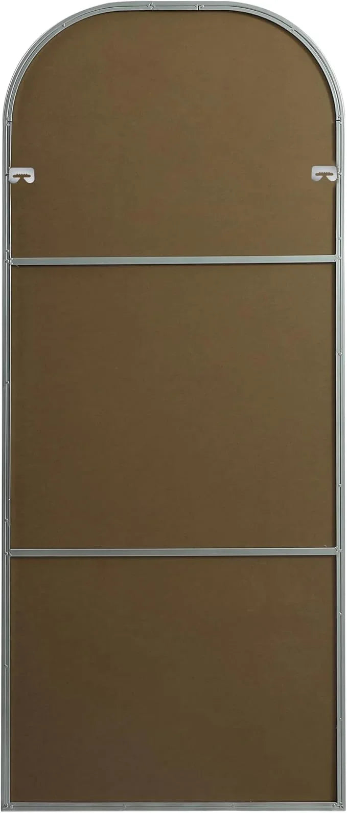Illuminate, Metal Frame Arch Full Length Mirror 28X66 Inch in, Modern, Silver - ModernBath