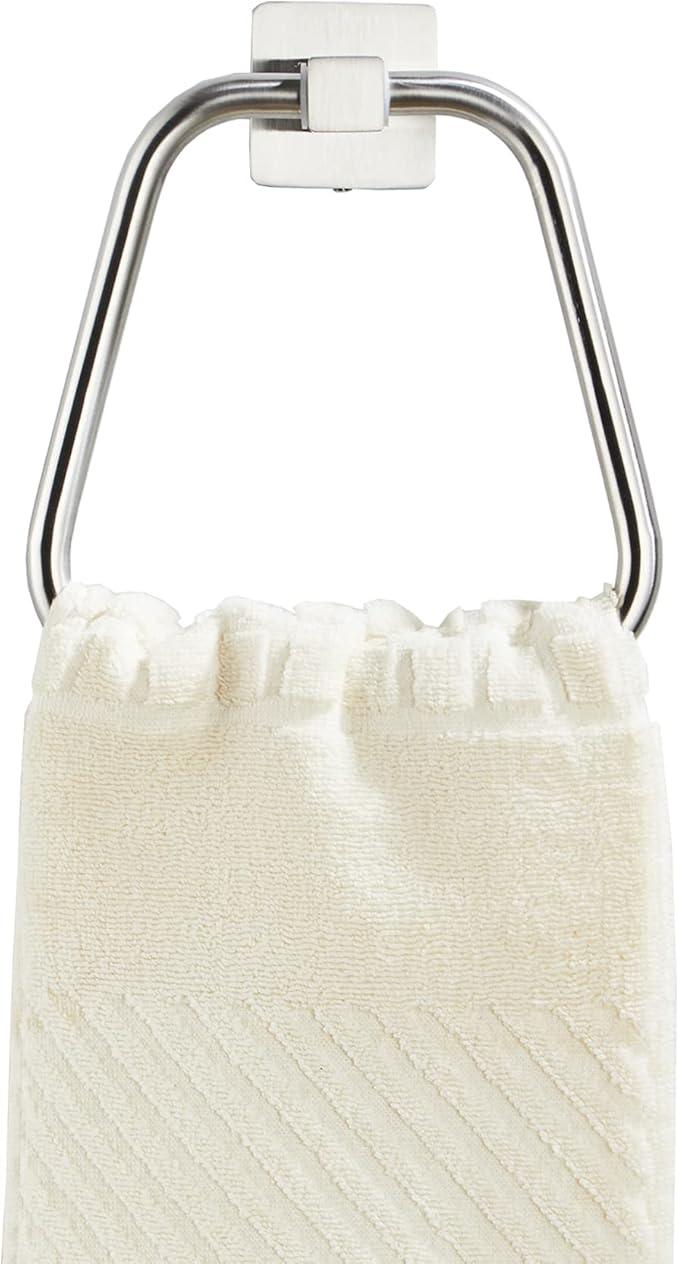 Brushed Nickel Towel Ring for Bathroom, Kitchen Bath Towel Holder Hangers Wall Mount Heavy Duty Stainless Steel - ModernBath