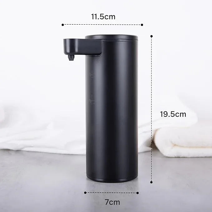 Automatic Soap Dispenser Stainless Steel with Sensor Infrared Soap Dispenser Electric IPX5 Waterproof USB-C Charging Motion Sensor for Kitchen & Bathroom Black, 9oz - ModernBath
