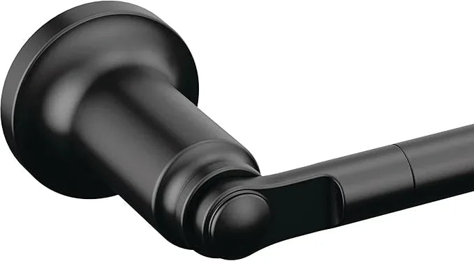 Delta Saylor 2-Piece Bathroom Set with 8 in. Hand Towel Holder and Toilet Paper Holder | Matte Black Bathroom Accessories | Bathroom Hardware Set - ModernBath