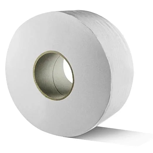 Karat 9" Jumbo Roll Toilet Paper - 2-Ply Industrial Strength Tissue (JS-JRT1000), 1000 ft, 12 Pack - ModernBath