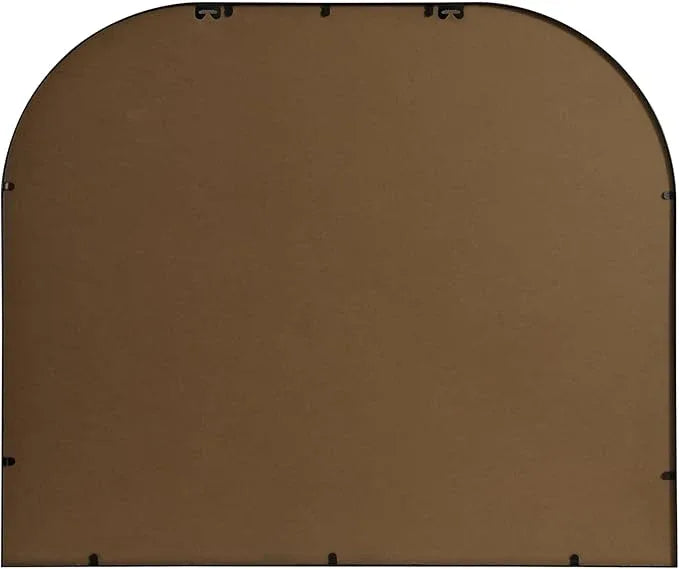 Illuminate, Metal Frame Arch Mirror 40X34 Inch in, Modern, Black - ModernBath