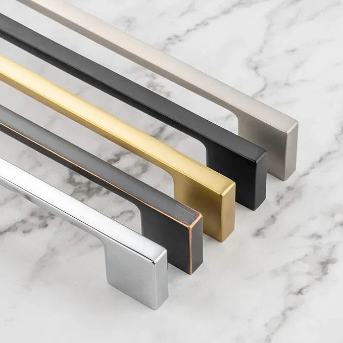 KOOFIZO 5 Pack 11-5/16 Inch Polished Chrome Kitchen Cabinet Pulls Chrome Cabinet Handles Chrome Cabinet Hardware for Kitchen Cabinets Drawer P01 Dresser Cupboard Bedroom Bathroom - ModernBath
