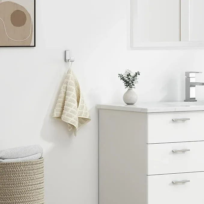 Angle Simple Towel Robe Hook Polished Chrome, 304 Stainless Steel Bathroom Hook for Wall - ModernBath