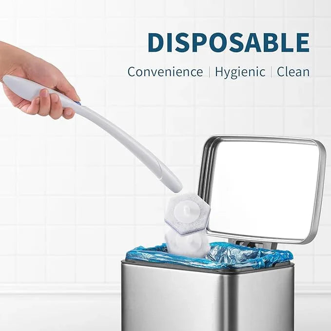 Compatible with Clorox Toilet Wand – Disposable Toilet Brush Head Refills (32 Count), Wand Not Included - ModernBath