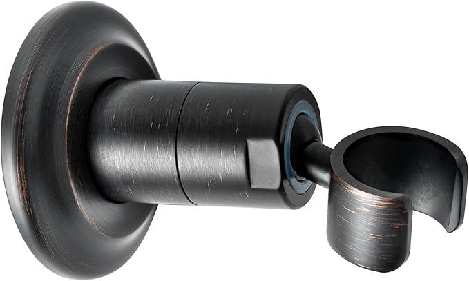 High Sierra® - Solid Metal Wall Mounted Holder for Handheld Shower Heads - Oil Rubbed Bronze Finish - ModernBath