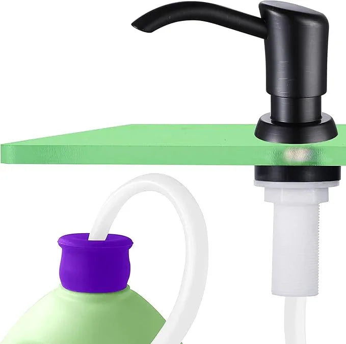 GAGALIFE Built in Counter Soap Dispenser for Kitchen Sink and Extension Tube Kit, Anti-Leakage Upgrade with 40" Tube No More Top Refill, Oil-Rubbed Bronze - ModernBath