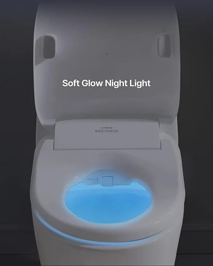 Coway Electronic Bidet Elongated Toilet Seat with Instantaneous Water Heating, Heated Seat and Dryer, Soft Close Lid, Stainless Nozzle, Self Cleaning, Remote Control 400S - ModernBath