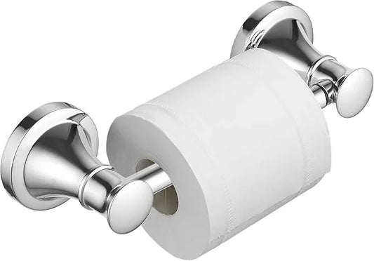BESy Wall Mounted Toilet Paper Roll Holder Rustproof Tissue Paper Holder Bathroom Flexible Pivoting Tissue Handle Toilet Holder, Polished Chrome, Stainless Steel - ModernBath