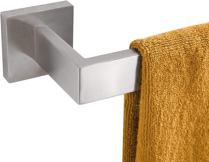 KOKOSIRI 12-Inch Single Towel Bar, Bathroom Kitchen Towel Holder, Wall Mounted SUS304 Stainless Steel Towel Rack, Brushed Nickel, B4003BR-L12 - ModernBath