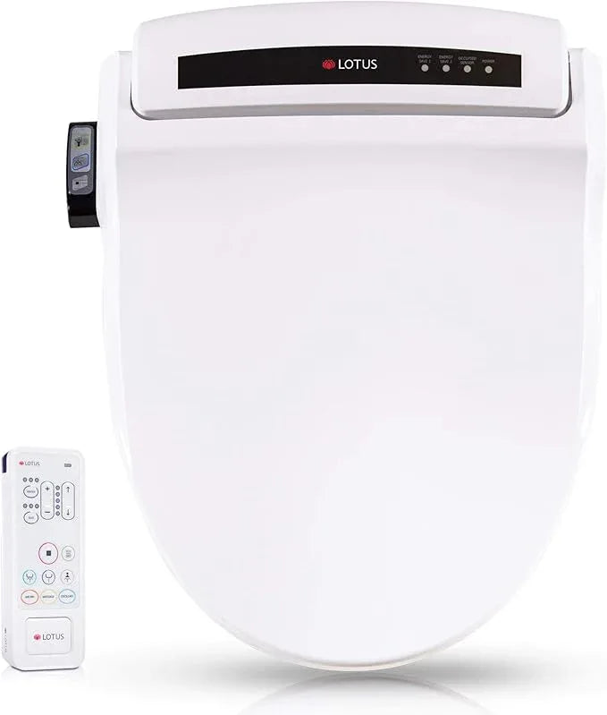 Lotus Bidet ATS-1000R Purestream Function(Constipation Relief) Heated Seat With Remote Control, Temperature Controlled Wash, Warm Air Dryer, Easy DIY Installation, Made in Korea - ModernBath