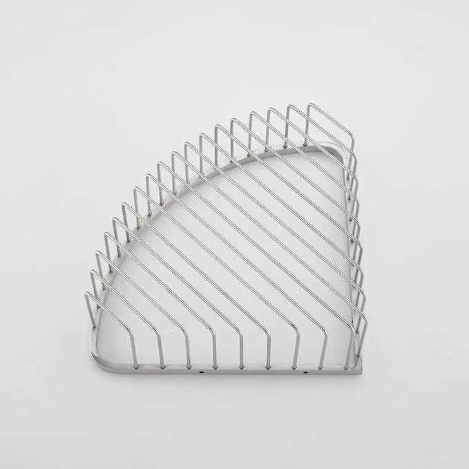 Bathroom Shower Caddy Corner Shelf Basket, Ultra Sturdy Rust-Proof Stainless Steel Shelf Organizer Shampoo Holder, Wall Mounted Storage Rack for Bathroom Kitchen, Brushed Nickel - ModernBath