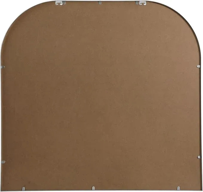 Illuminate, Metal Frame Arch Mirror 40X38 Inch in, Modern, Silver - ModernBath