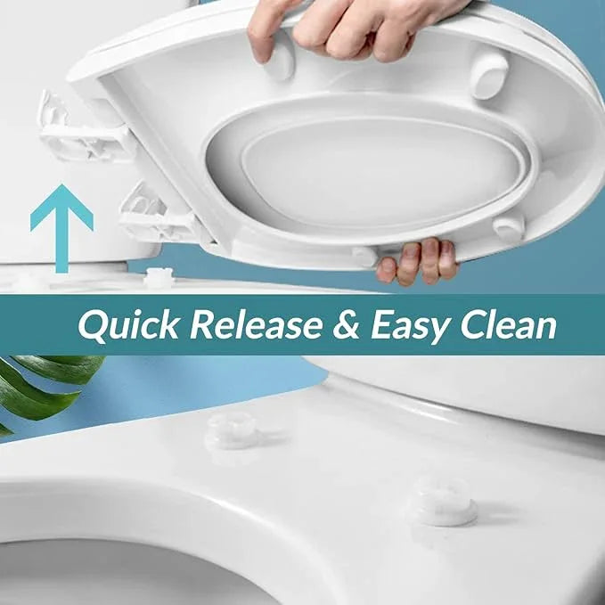 Round Toilet Seat with Built-In Toddler Training Seat - ModernBath