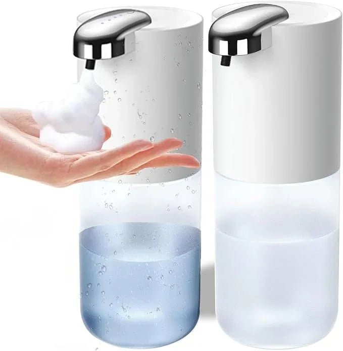 2Pack Automatic Foaming Soap Dispenser, Touchless Soap Dispenser Wall Mount 4 Level Adjustable Sensor Electric Soap Hand Dispenser,USB C Rechargeable Dish Dispenser for Bathroom - ModernBath