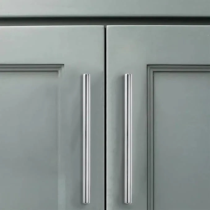 khtumeware 3 Inch Hole Center 6 Pack Polished Chrome Cabinet Pulls Heavy Duty Solid Kitchen Drawer Handle, Hardware for Bathroom, Drawer, Cabinet, Door Cabinet - ModernBath