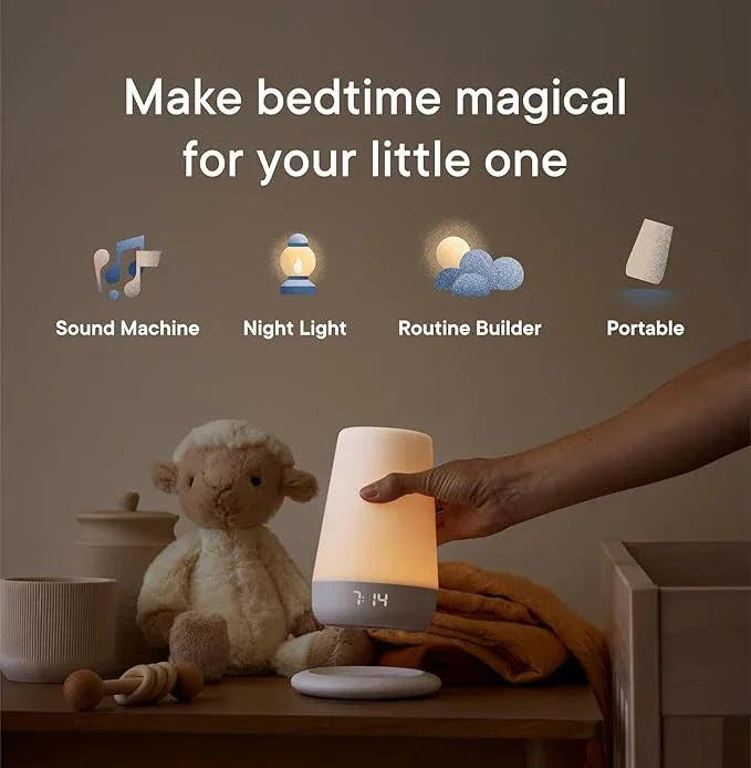 Hatch Rest+ Baby & Kids Sound Machine | 2nd Gen | Child’s Night Light, Alarm Clock, Toddler Sleep Trainer, Time-to-Rise, White Noise, Bedtime Stories, Portable, Backup Battery (with Charging Base) - ModernBath