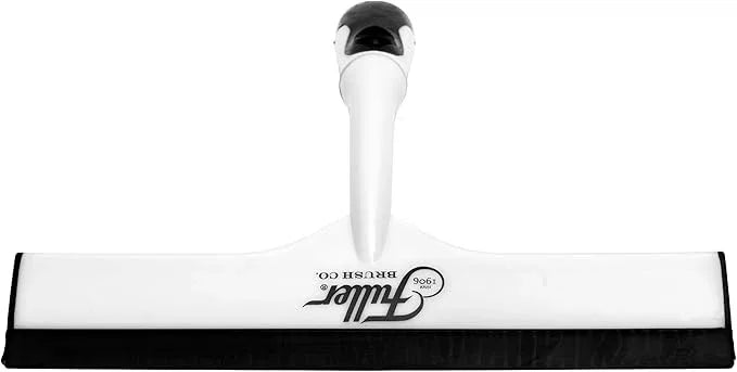 Fuller Brush Easy Grip Handheld Squeegee - for Shower Walls, Doors, Tub Surfaces, Windows, Mirrors & Vehicle Windshields - ThermoPlastic Rubber Blade - Comfort Grip Handle with Built-in Finger Groove - ModernBath