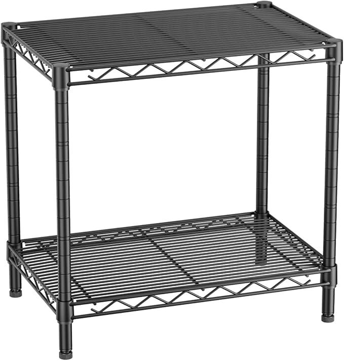 SINGAYE Shelf Closet Wire Shelving：Adjustable Metal Unit for Laundry Room Organization Bathroom Kitchen Home Storage Small Pantry Rack Shelves - ModernBath