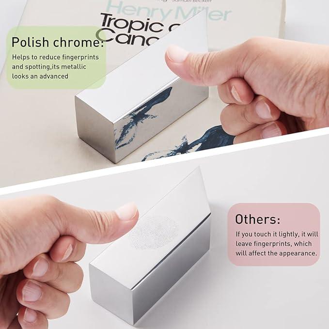 NINETREX Towel Hooks Chrome SUS 304 Stainless Steel 4 Pack Heavy Duty Modern Wall Hooks Silver Robe Hook for Bathroom Livingroom Hotel Style Wall Mounted，Polished Chrome Silver Hooks - ModernBath