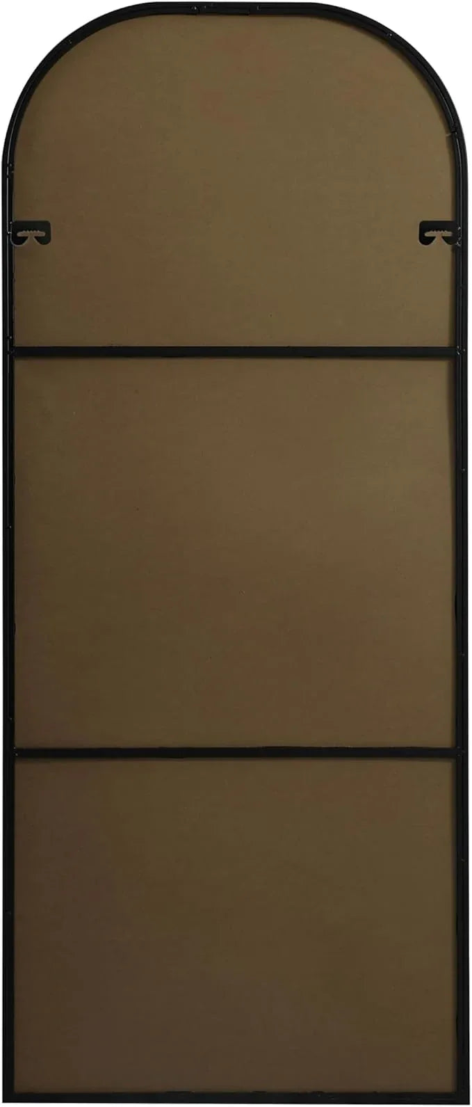 Illuminate, Metal Frame Arch Full Length Mirror 28X66 Inch in, Modern, Black - ModernBath