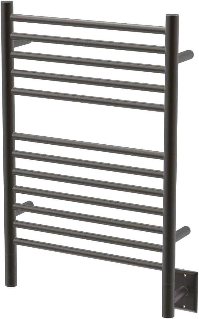 Amba Jeeves ESO Model E-Straight 12-Bar Hardwired Towel Warmer in Oil Rubbed Bronze - ModernBath