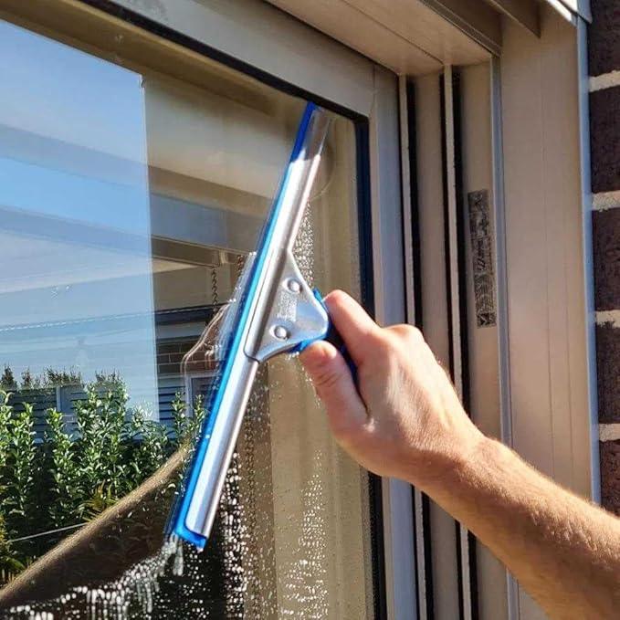 Squeegee & Window Washer Combo - Professional Grade Cleaning Tool for Sparkling Windows, Glass, and Surfaces - Ergonomic Design for Effortless Cleaning - ModernBath