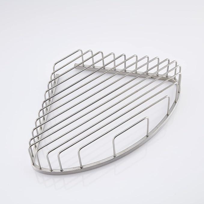 Bathroom Shower Caddy Corner Shelf, Corner-Hollow Design, Ultra Sturdy Rust-Proof Stainless Steel Shelf Organizer Shampoo Holder, Wall Mounted Storage Rack for Bathroom, Brushed Nickel - ModernBath