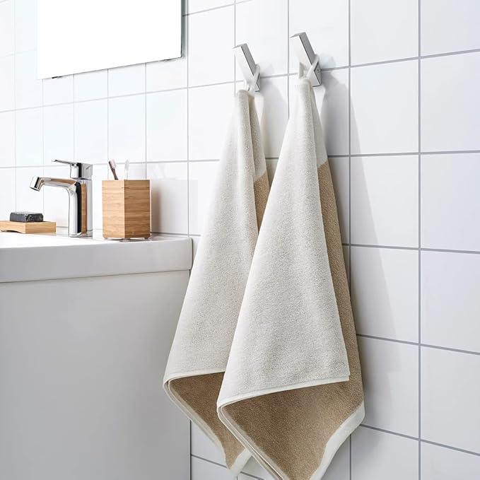 NINETREX Towel Hooks Brushed Nickel Stainless Steel 4 Pack Heavy Duty Modern Wall Hooks Silver Robe Hook for Bathroom Livingroom Hotel Style Wall Mounted - ModernBath