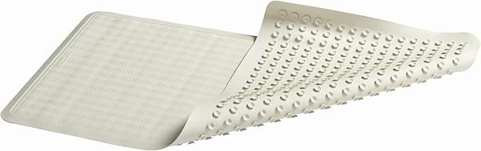 Rubbermaid Commercial Products Bath Tub and Shower Mat, 36-Inch X 18-Inch, White, Extra Long, Machine Washable, Safti-Grip Non-Slip Bathroom Mat with Suction Cups for Home/Hotel/Shower/Bathtub - ModernBath