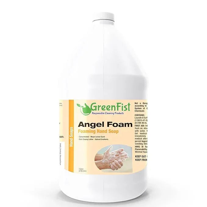 GreenFist Foaming Hand Soap Refills [ Foam Refill ] Gentle-Hand Wash Lemon Scent, 128 ounce (1 Gallon) - ModernBath