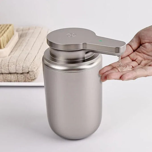 LAOPAO Automatic Soap Dispenser, Liquid Hand Soap Dispenser for Bathroom Kitchen Rechargeable Touchless Hand Soap Pump, 10oz - ModernBath