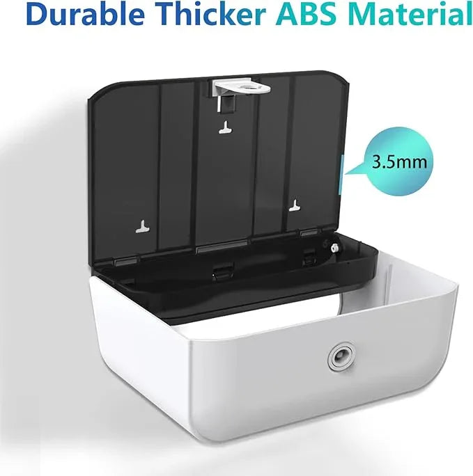 Paper Towel Dispenser, Paper Towel Holder Wall Mount, Bathroom Hand Paper Towels Dispensers, No-Hole Installation Multifold/Trifold/C Fold Paper Towel Dispenser - ModernBath