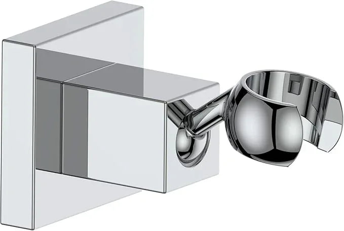 KANARY All Metal Square Handheld Shower Bracket Hand Held Shower Holder (Chrome) - ModernBath
