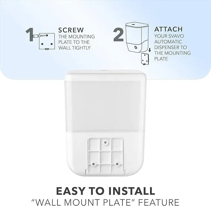 SVAVO 34oz / 1000ml Automatic Soap Dispenser Hand Sanitizer Dispenser Wall Mount, Touchless Electric Sensor Pump Battery Operated for Offices Home Kitchen Bathroom Hotel Restaurant Commercial - ModernBath