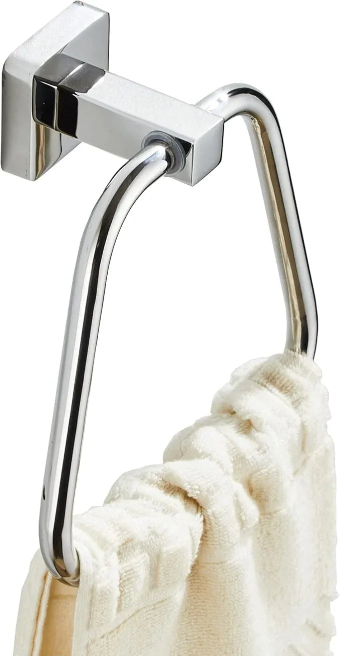 Chrome Towel Ring for Bathroom, Kitchen Bath Towel Holder Hangers Wall Mount Heavy Duty Stainless Steel - ModernBath